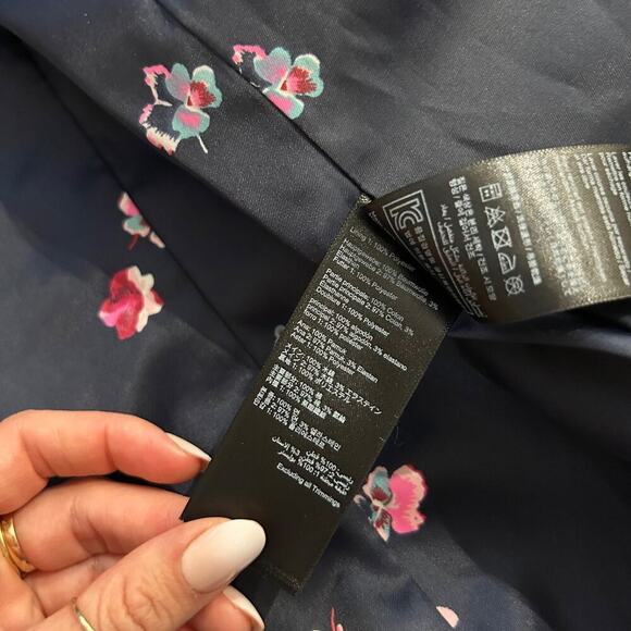 NWT Joules Juliane Blazer Womens French Navy Blue Cotton Size 2 Business/Preppy - Picture 7 of 10